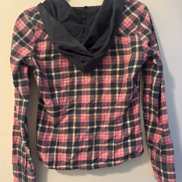 Pink and Blue Plaid Button-Up Shirt - Picture 2 of 2